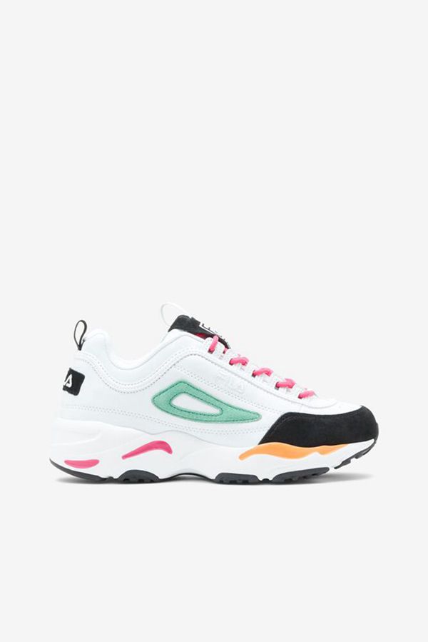 Fila Disruptor 2 X Ray Tracer White Leather Women's Sneakers - White/Black,NZ 506-62017